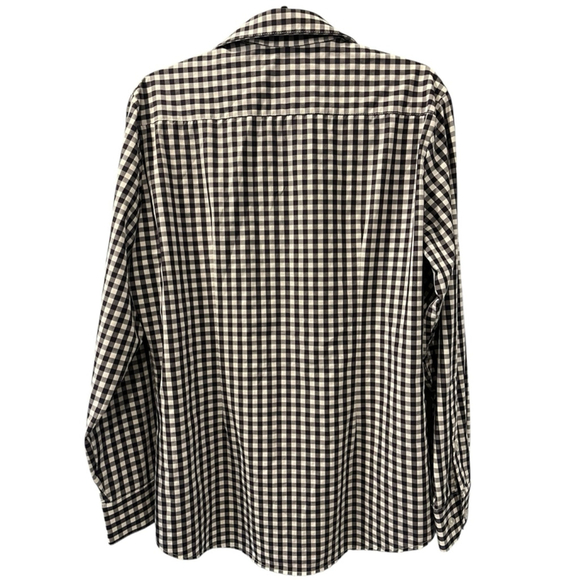 Mizzen + Main Size Large Trim Fit Long Sleeve Button Down Shirt Checkered Men's - Picture 5 of 6